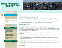 Tablet Screenshot of moreprofitperdrop.com.au